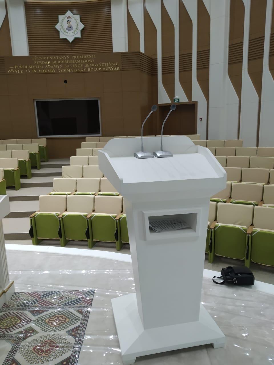Aşkabat Hastane Projesi konferans salonu