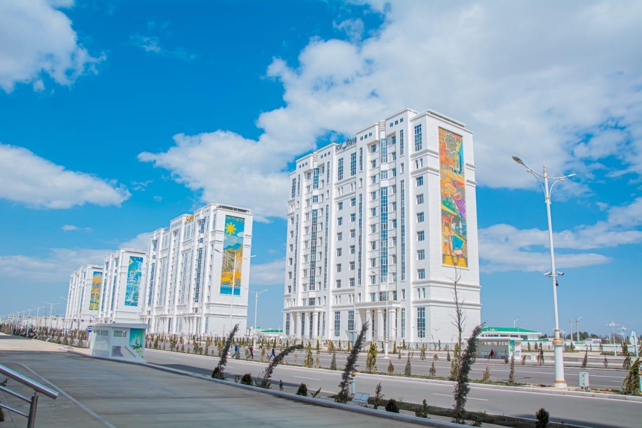 Aşkabat 15. ve 16. Etap proje dış görünümü