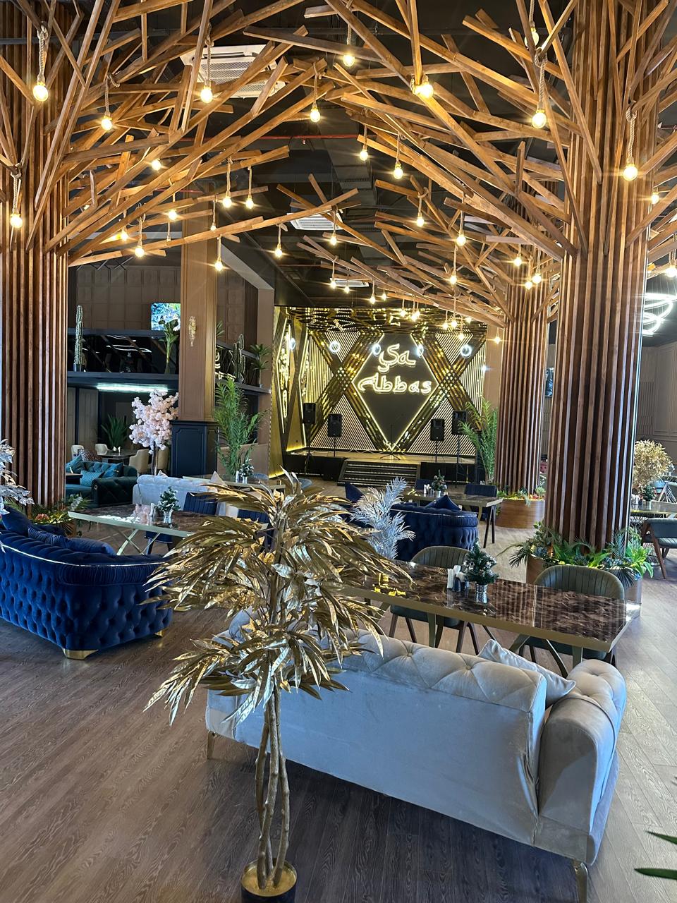 Şa Abbas Restoran Projesi salon uygulaması