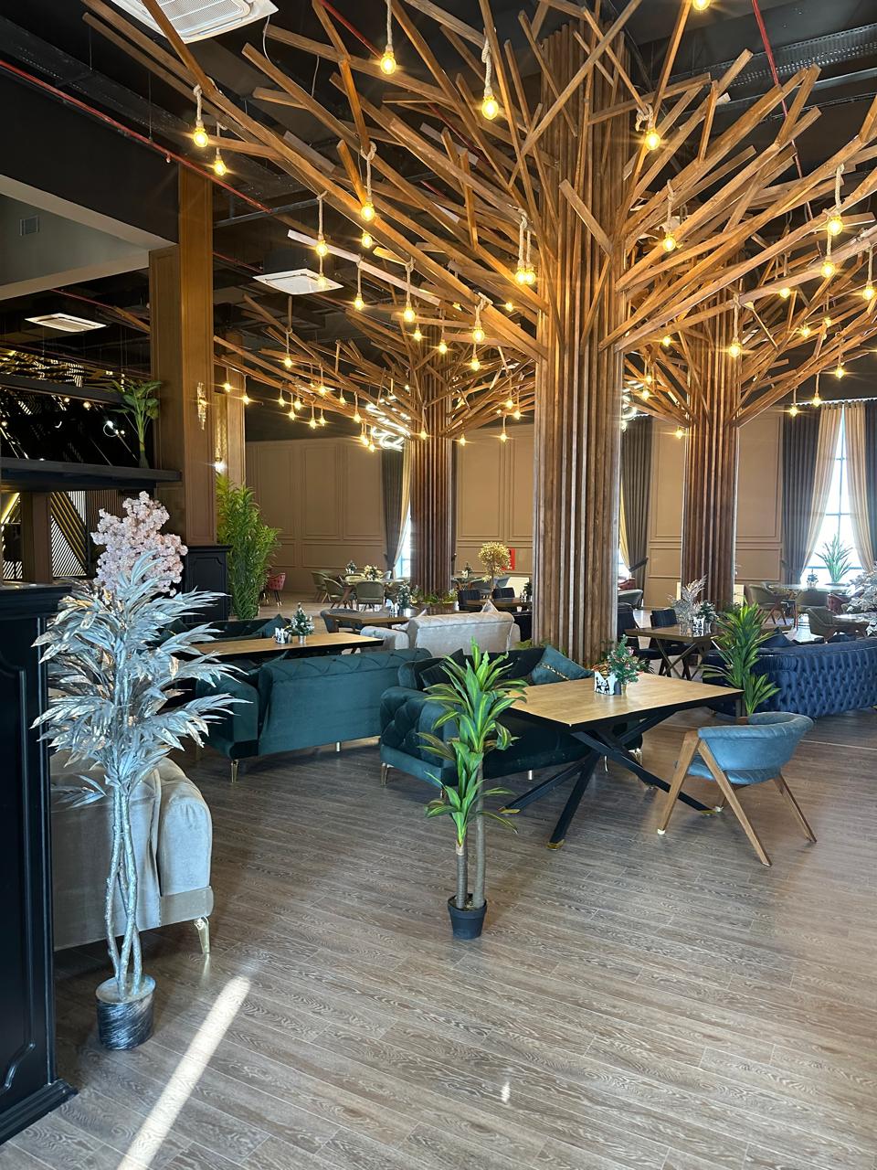 Şa Abbas Restoran Projesi oturma alanı