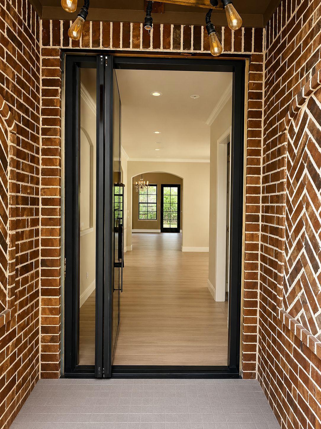 Türkmenistan villa giriş kapısı